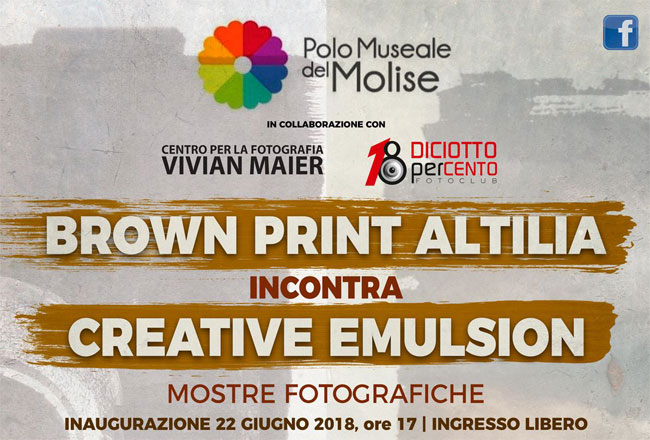Brown print – Altilia incontra Creative Emulsion mostra fotografica Venafro