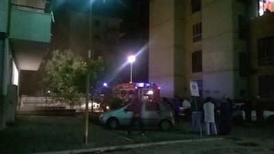 Venafro incendio in Via Vanvitelli, condomini evacuati