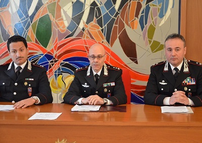 Il bilancio 2015 dell'attività operativa dei militari dell’Arma nella provincia di Isernia