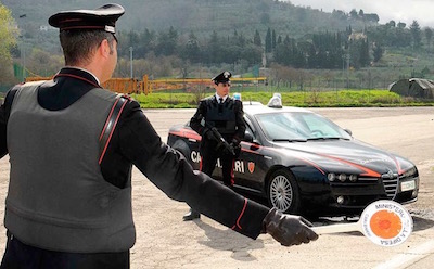 carabinieri in azione