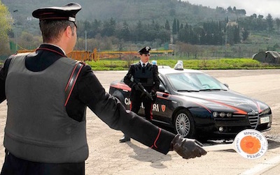 posto di blocco Carabinieri