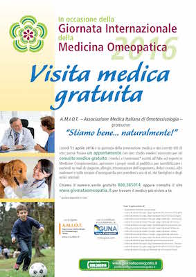 Giornata Internazionale della Medicina Omeopatica 2016, l'11 aprile anche in Molise