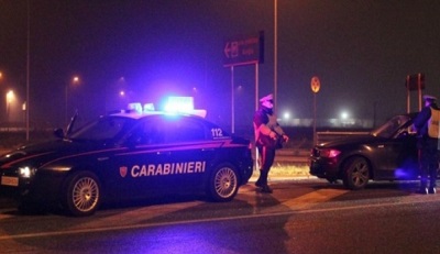 Carabinieri posto di blocco