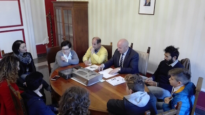 incontro sindaco Campobasso e studenti del D'Ovidio