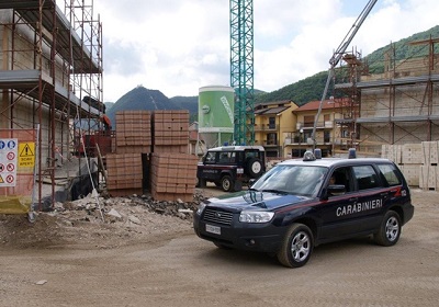 Isernia, controlli del Carabinieri nei cantieri: tre imprenditori denunciati