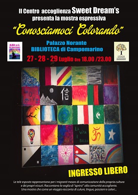 mostra conosciamoci colorando