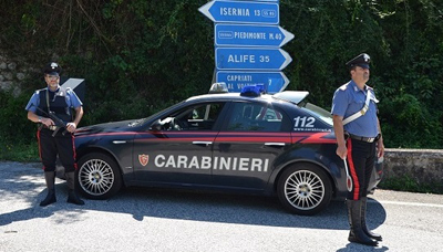 posto di blocco dei Carabinieri