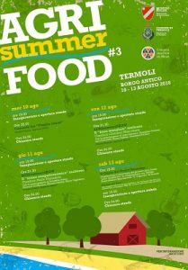 Agri Summer Food 2016 a Termoli tra gli eventi in Molise del 10 agosto 2016 