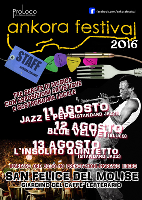 Ankora Festival 2016, Jazz a San Felice del Molise