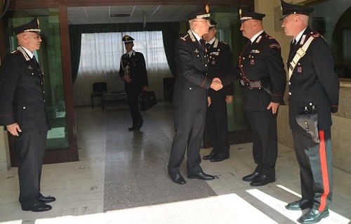 Isernia, visita del Comandante Interregionale Carabinieri “Ogaden”