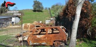 Isernia, scoperta una discarica e cielo aperto con materiali inquinanti