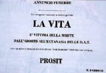 Pietrabbondante, un necrologio per il biotestamento