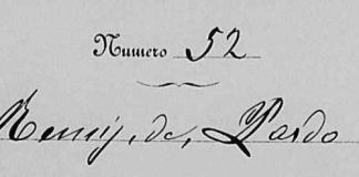 Il n. 52 del registro sul quale venne registrata la sua nascita
