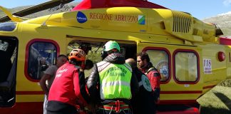 soccorso a ciclista a Roccamandolfi