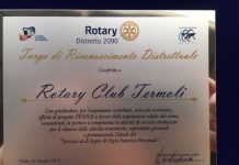 Riconoscimenti al Rotary club di Termoli