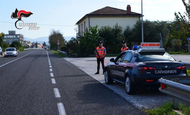 controllo dei Carabinieri