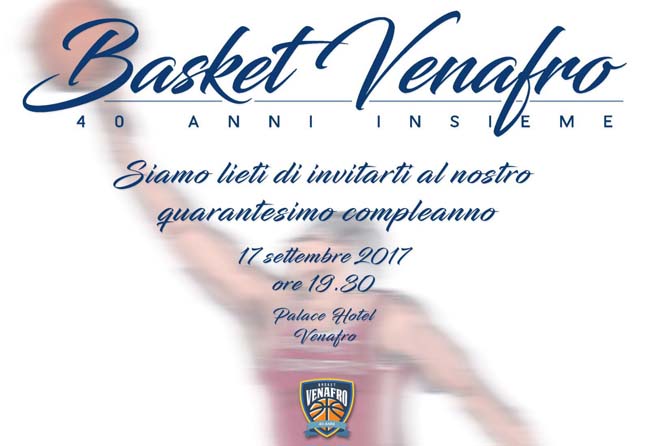 Basket Venafro compie 40 anni