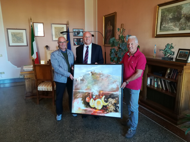 opera vincitrice del Premio Nazionale di Pittura Estemporanea di San Giovannello