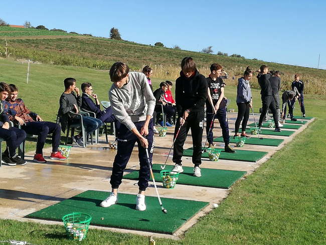 Al Liceo Sportivo di Termoli si impara il golf