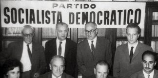 Luis Nuncio a riunione partito socialista democratico