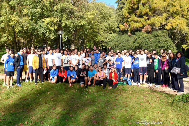 giovani runners dell'I.I.S.S. Alfano