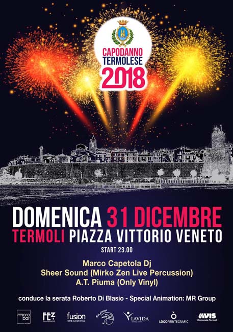 Capodanno 2018 a Termoli: musica e divertimento in piazza