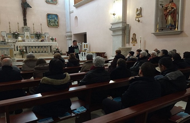 San Pietro Avellana, prevenzione truffe: incontro Carabinieri-anziani