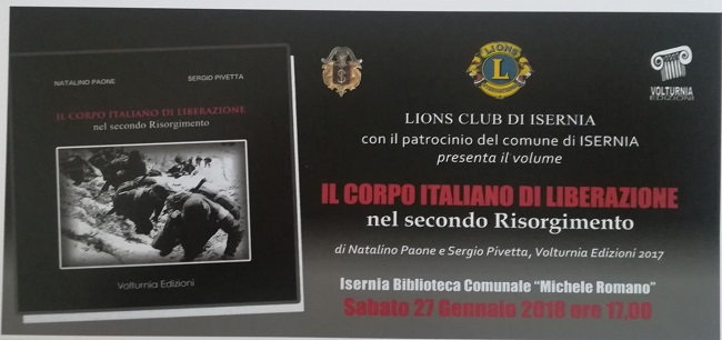 Il Corpo italiano di liberazione nel secondo Risorgimento: presentazione del libro a Isernia