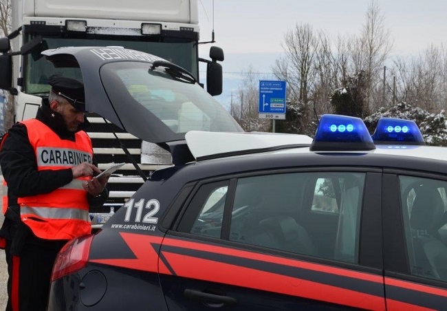 Venafro, emergenza neve: non rispettano il divieto di circolazione, multati tre conducenti di tir