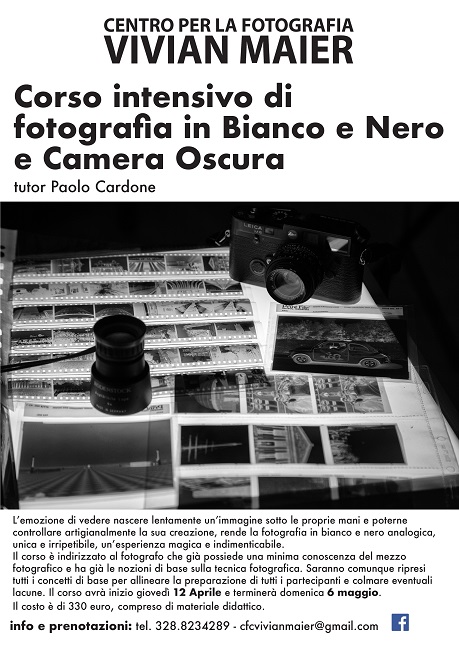 Corso intensivo di fotografia dal 12 aprile a Campobasso