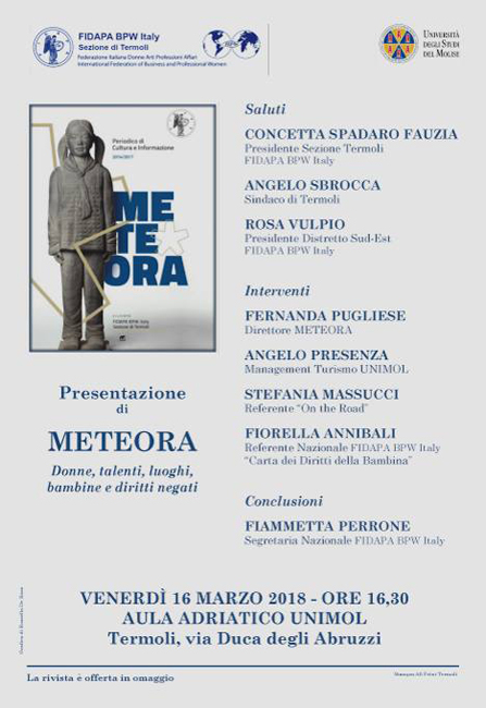 Termoli, Meteora: il 16 marzo la presentazione della rivista