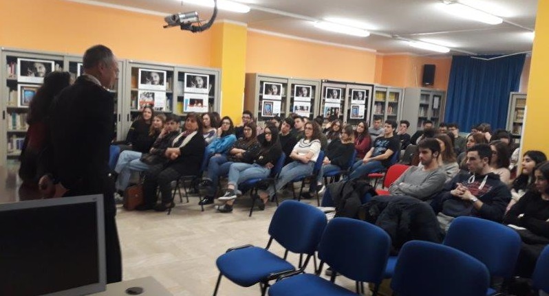 Isernia, formazione alla legalità: incontro con gli studenti del Fascinelli