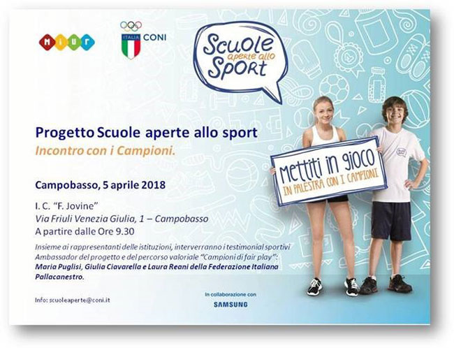 Scuole aperte sport Campobasso