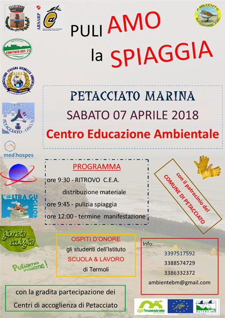 puliamo spiaggia