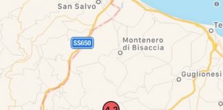 Terremoto in Molise, 4.2 con epicentro Acquaviva Collecroce