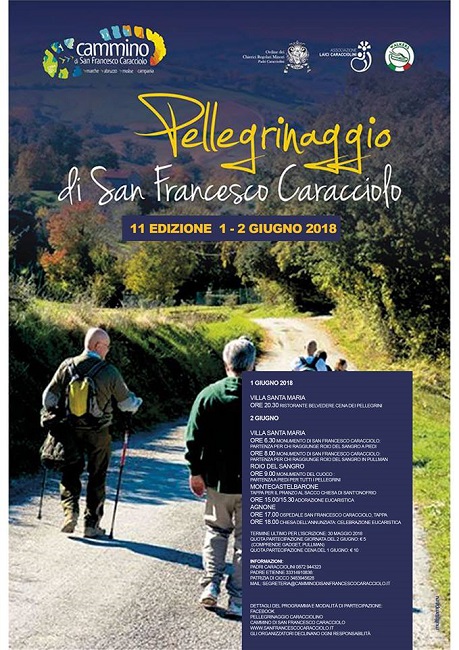 11° Pellegrinaggio San Francesco Caracciolo programma