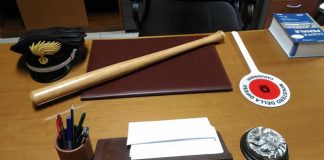 sequestro mazza baseball