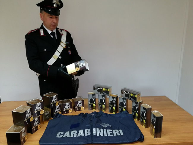 sequestro profumi carabinieri