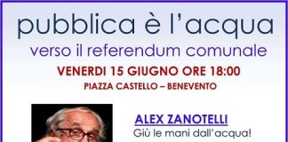 Manifestazione pro acqua pubblica