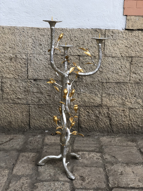 Agnone candelabro liturgico 150 anni Basilica Maria Ausiliatrice