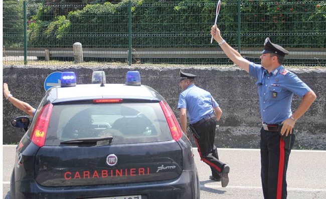 carabinieri in azione