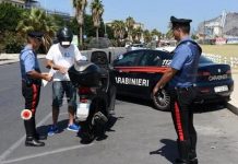 posto di blocco Carabinieri