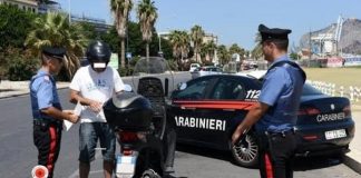 posto di blocco Carabinieri