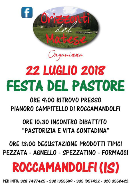 Festa del Pastore 2018 Roccamandolfi