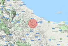 mappa terremoto 14 agosto 2018