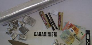 sequestro droga coltello