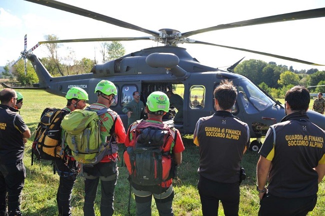 esercitazione soccorso aereo Molise