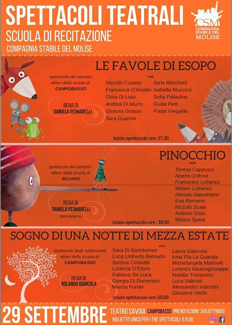 scuola recitazioni