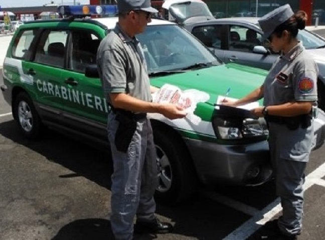 controlli carabinieri forestale