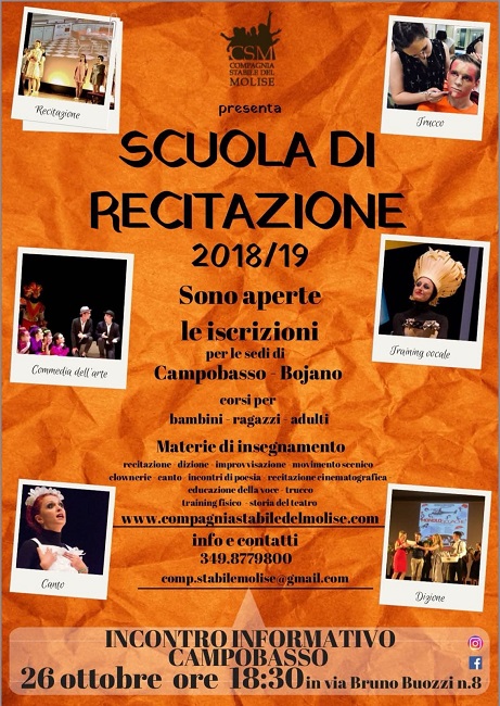 scuola recitazione campobasso